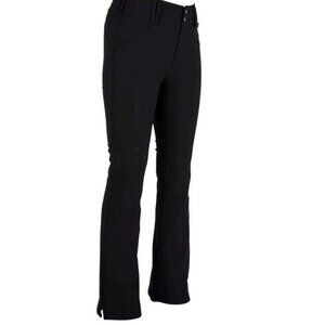 NILS Women’s Black Ski Pants Size 16 Waterproof Breathable 20k/20k Slim Fit